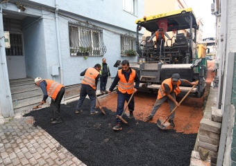Osmangazi’de Eski Asfaltlar Yenileniyor