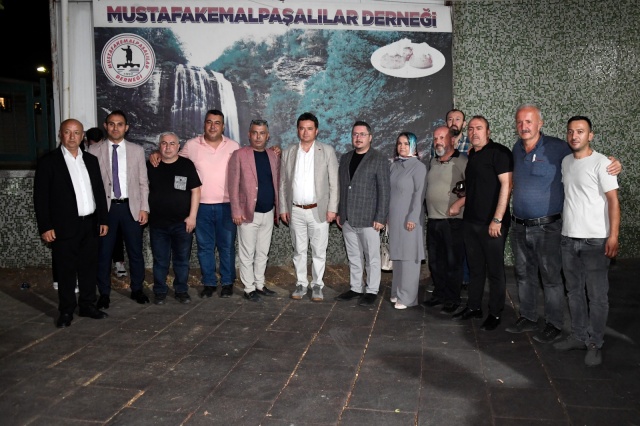 Başkan Erkan Aydın’dan Mustafakemalpaşalılar Derneğine Ziyaret