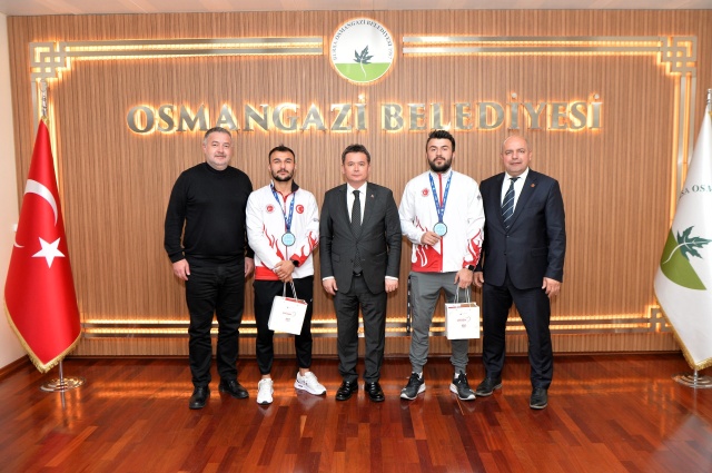 Başkan Aydın Tarihi Başarı Yakalayan Kardeşleri Ağırladı