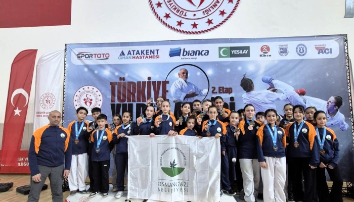 Osmangazili Karateciler Madalyaya Doydu