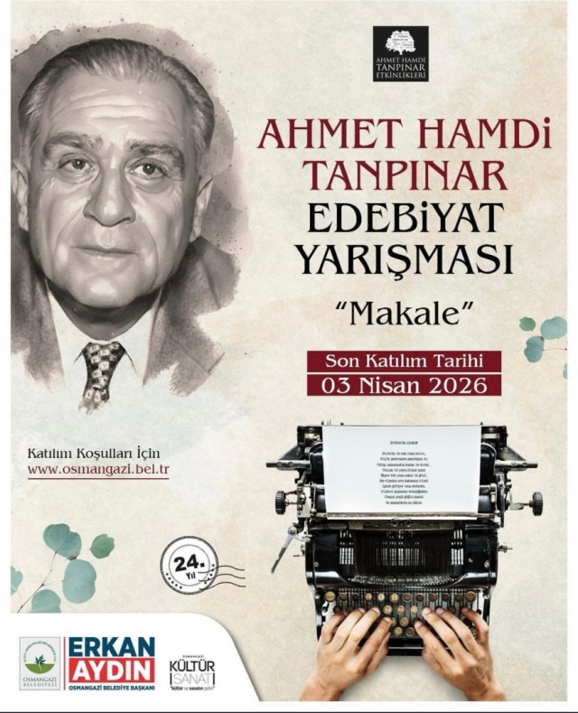 Ahmet Hamdi Tanpınar Edebiyat Yarışması Başvuruları Başladı