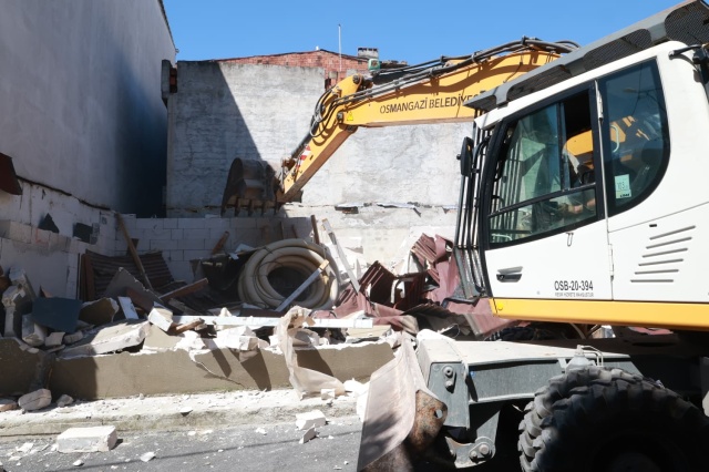 Osmangazi’de Kaçak Yapılara Geçit Yok
