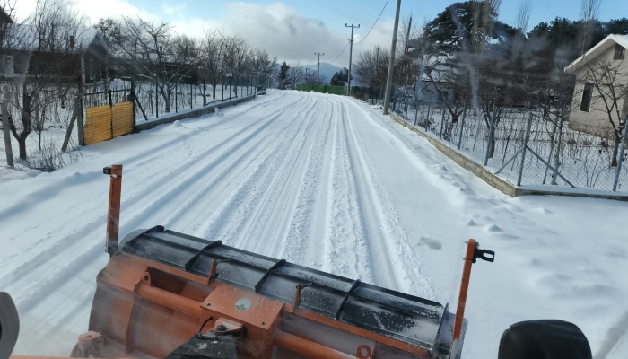 Osmangazi’nin Yüksek Kesimlerinde Kar Nöbeti
