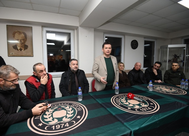 Başkan Aydın’dan Namık Kemal Spor Kulübü’ne Ziyaret