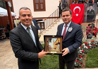 Başkan Aydın Selanik’te Atatürk’ü Andı