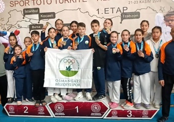 Türkiye Yıldızlar Ligi’nde Madalyalar Osmangazi’ye Yağdı