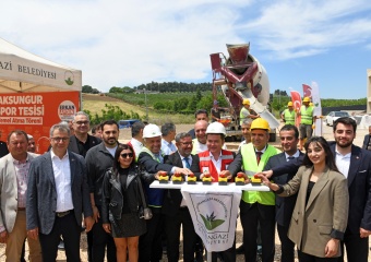 Aksungur Spor Tesisi İçin İlk Harç Döküldü