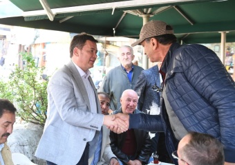 Başkan Erkan Aydın’dan Tahtakale Mahallesine Ziyaret