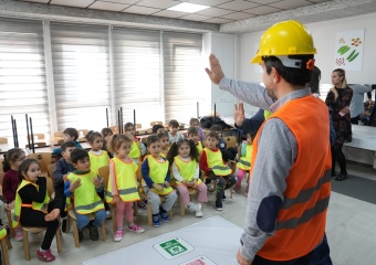 Osmangazi Kreşlerinde Miniklere İş Güvenliği Eğitimi