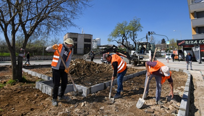 Osmangazi’den Hamitler’e 300 Tonluk Asfalt Desteği